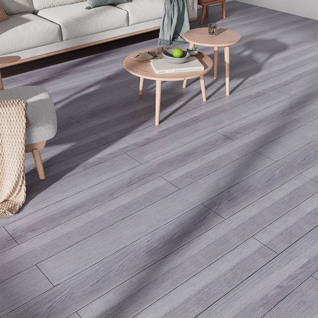 36Pcs Grey Rustic Wood Grain Self-adhesive PVC Flooring
