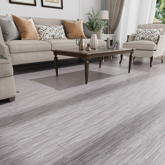 36Pcs Rustic Wood Grain Self-adhesive PVC Flooring 91x15 cm