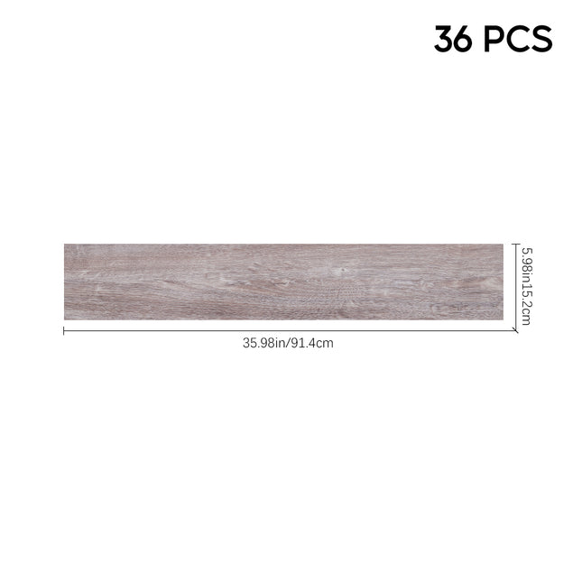 Rustic Wood Grain Self-adhesive PVC Flooring