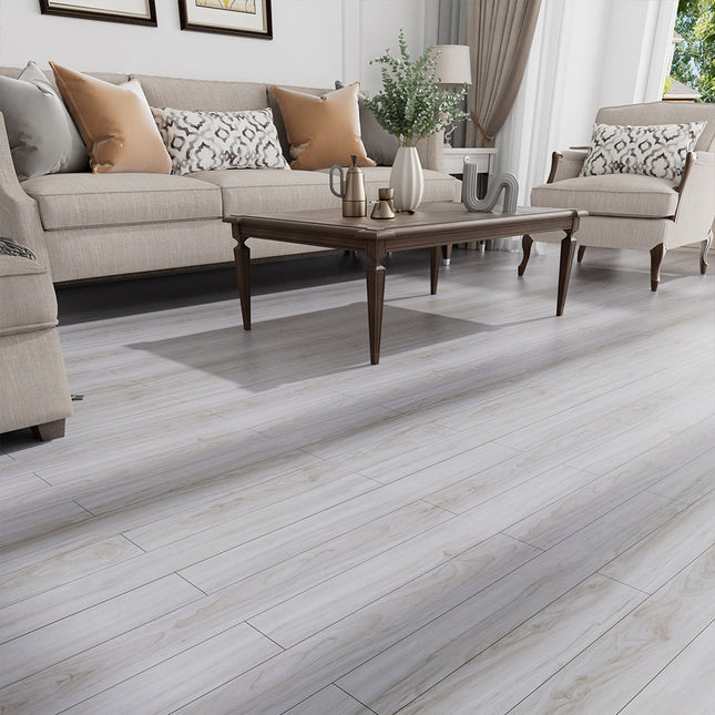 36 Pcs Rustic Wood Grain Self-adhesive PVC Flooring 91x15 cm