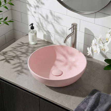 Ceramic Countertop Washbasin with Waste Kit