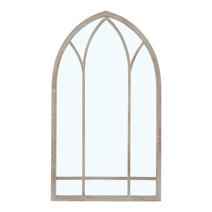 Modern Metal Arched Garden Decorative Framed Window Mirror