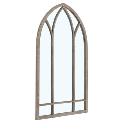 Modern Metal Arched Garden Decorative Framed Window Mirror