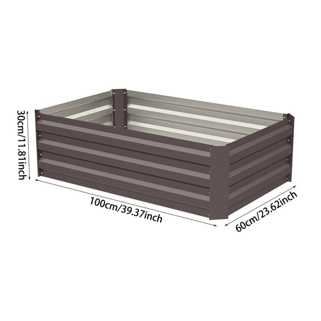 Garden Planter Raised Bed Outdoor Vegetable Plants Flowers Pots Box, S