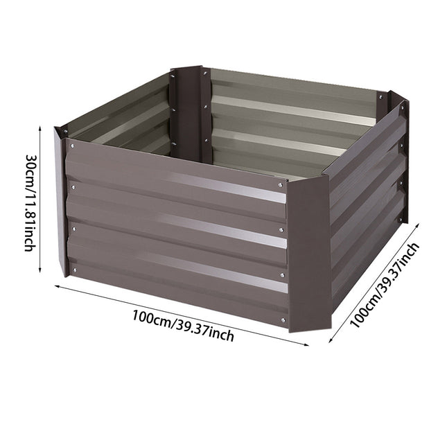 Garden Planter Raised Bed Outdoor Vegetable Plants Flowers Pots Box, M