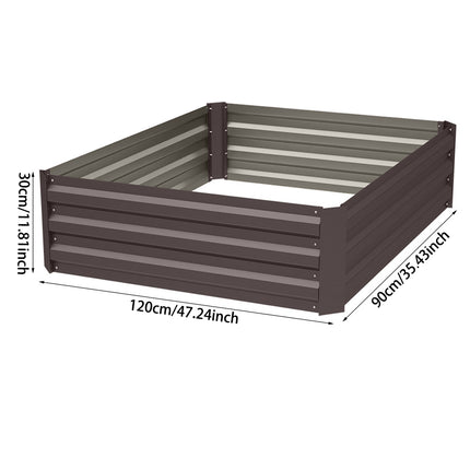 Garden Planter Raised Bed Outdoor Vegetable Plants Flowers Pots Box,L