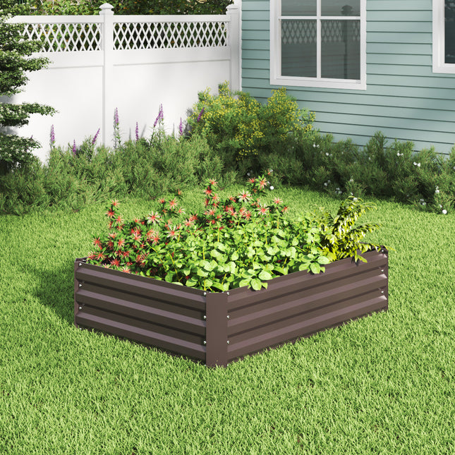 Garden Planter Raised Bed Outdoor Vegetable Plants Flowers Pots Box,L