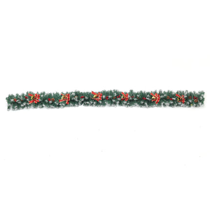 270CM Spruced Artificial Lighted Christmas Garland Holiday Decoration