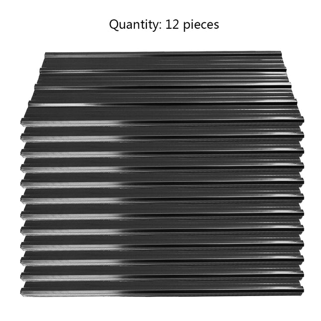 12pcs Corrugated Roof Sheets Profiled Galvanized Steel Sheet Carport Roof