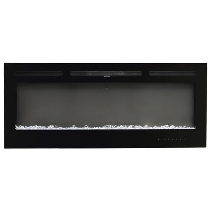 50 Inch Wall Mounted Electric Fireplace with Remote 12 Colours