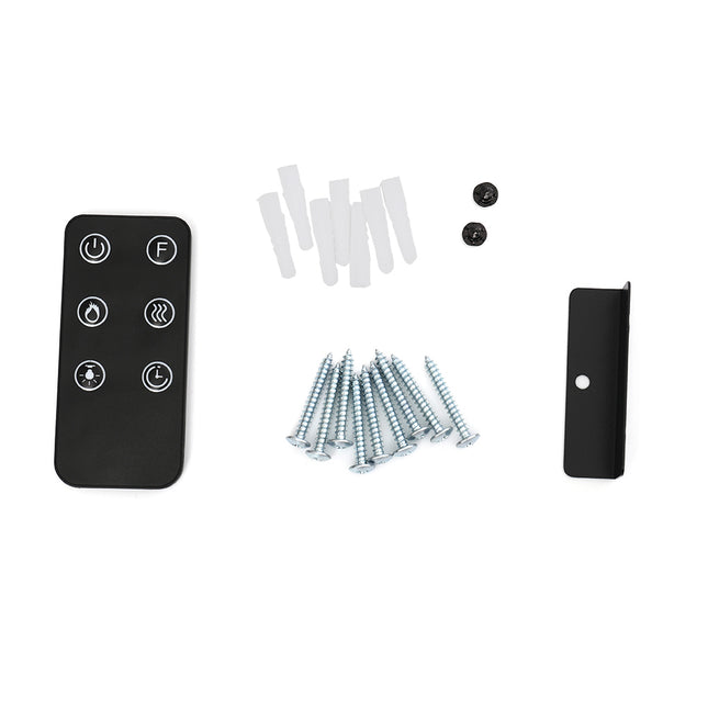 50 Inch Wall Mounted Electric Fireplace with Remote 12 Colours