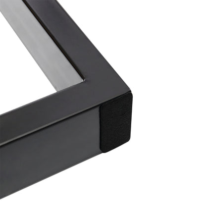 Set of 2 Metal Table Legs Frames Square Steel Base Stands, 30x40CM