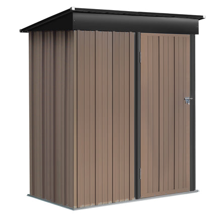 3x5FT Outdoor Metal Garden Storage Shed