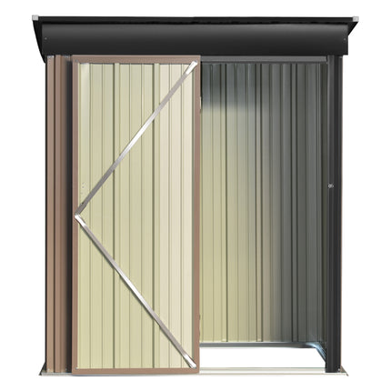 3x5FT Outdoor Metal Garden Storage Shed