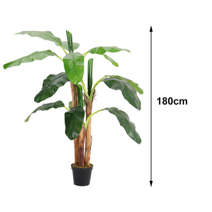 180CM Garden Artificial Banana Tree in Pot