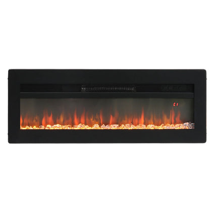 40 Inch Wall Mounted/Freestanding Electric Fireplace with Adjustable Flames