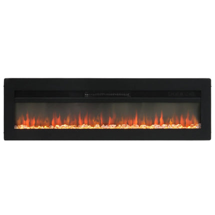 50 Inch Wall Mounted/Freestanding Electric Fireplace with Adjustable Flames