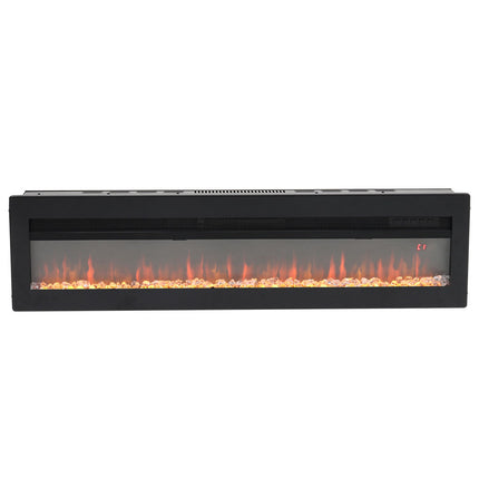 60 Inch Wall Mounted/Freestanding Electric Fireplace with 9 Flame Colours and Remote Control