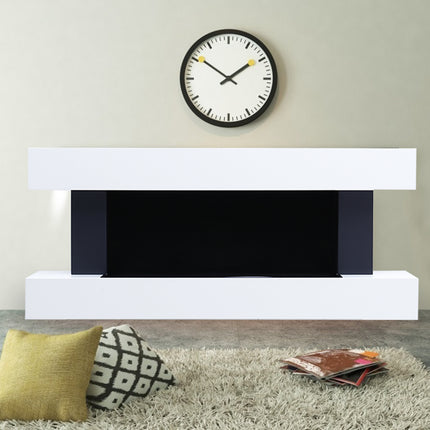 132cm Wall Mounted/Freestanding Electric Fireplace with Mantel