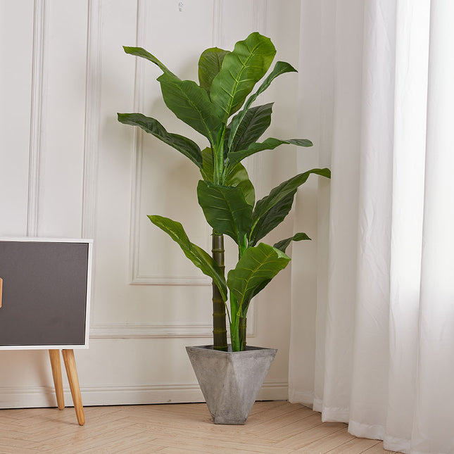 150cm Artificial Tropical Plant with Plastic Flowerpot Decoration