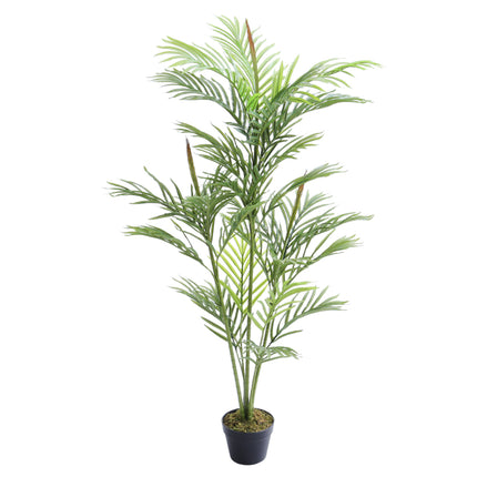 Outdoor Realistic Artificial Palm Tree Plant in Pot, 150CM
