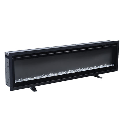 Freestanding/Wall Mounted/Recessed Electric LED Fireplace Heater