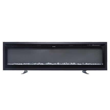 Freestanding/Wall Mounted/Recessed Electric LED Fireplace Heater