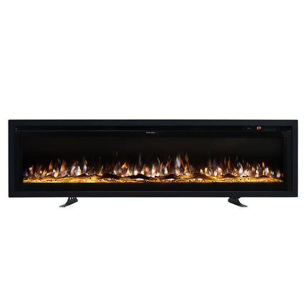 Freestanding/Wall Mounted/Recessed Electric LED Fireplace Heater