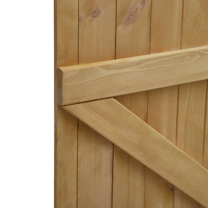 Pine Wood Garden Gate with Latch 152/183cm H