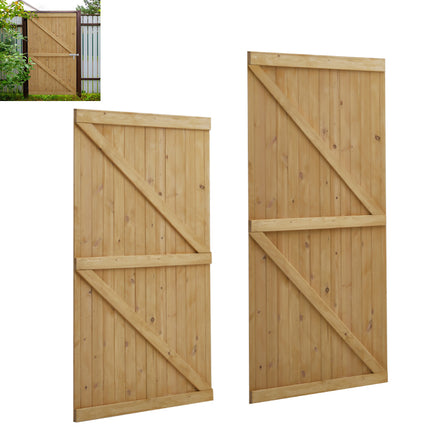 Pine Wood Garden Gate with Latch  91 × 152 or 183cm