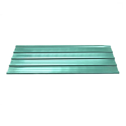 12Pcs Steel Corrugated Panels Dark Green 115x45cm