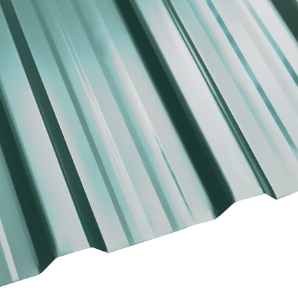 12Pcs Steel Corrugated Panels Dark Green 115x45cm