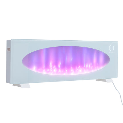 42 Inch Freestanding and Wall-mounted Electric Fireplace with Remote Control