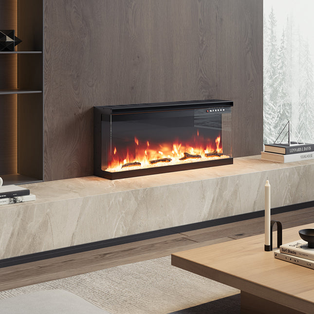 40 inch Electric Fireplace with Remote Control and 5 modes 12 Flames