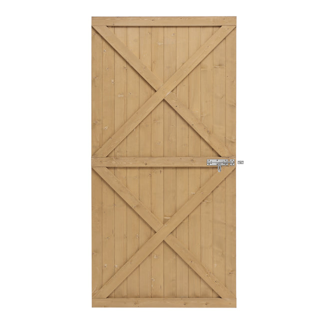 183cm Garden Flat Top Pine Wood Gate Kit