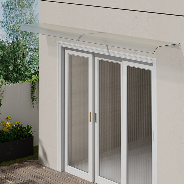 33cm W Frosted Awning for Doors and Windows Multi-Sizes