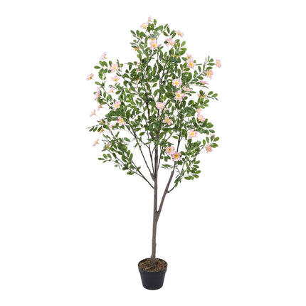 Green 160cm Indoor Outdoor Decor Artificial Frangipani Blossom Tree in Pot