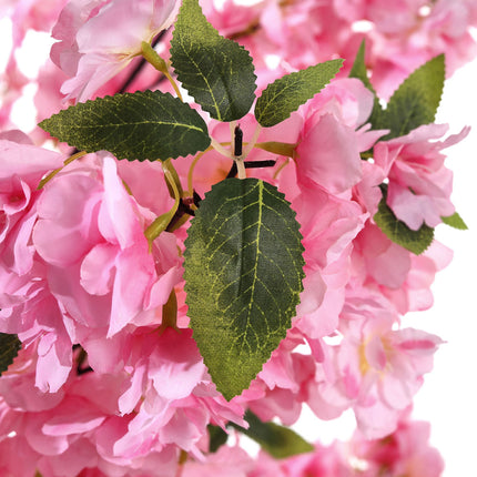 Pink 180cm Artificial Cherry Blossom Tree in Pot for Decoration