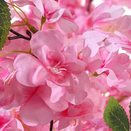 Pink 180cm Artificial Cherry Blossom Tree in Pot for Decoration