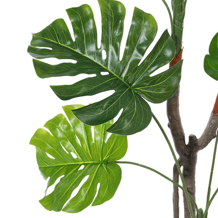 Green 155cm Artificial Monstera Deliciosa Tree in Pot