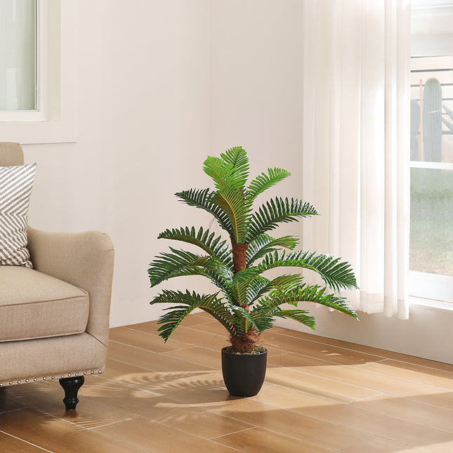 Green 90cm Artificial Phoenix Fern Tree in Pot for Decoration