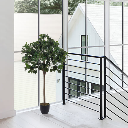 Green 122cm Artificial Schefflera Arboricola Tree in Pot for Decoration