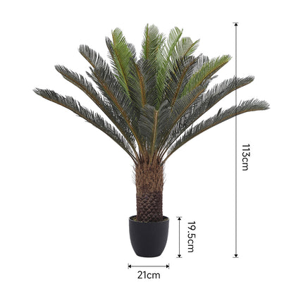 Green 113cm Artificial Cycas Tree in Pot for Decoration