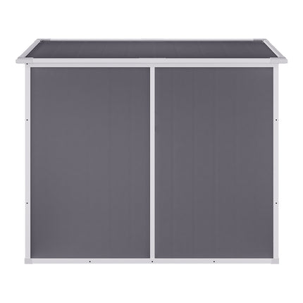 194.1cm Outdoor Plastic Garden Storage Shed 194 L x 123 W x 183cm H