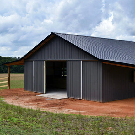 Set of 6/12 Steel Corrugated Panels 2 Colors