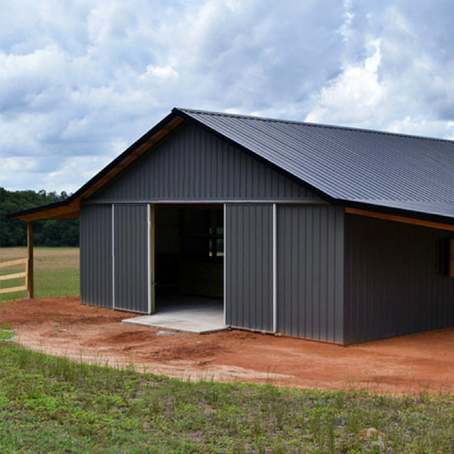 Set of 6/12 Steel Corrugated Panels 2 Colors