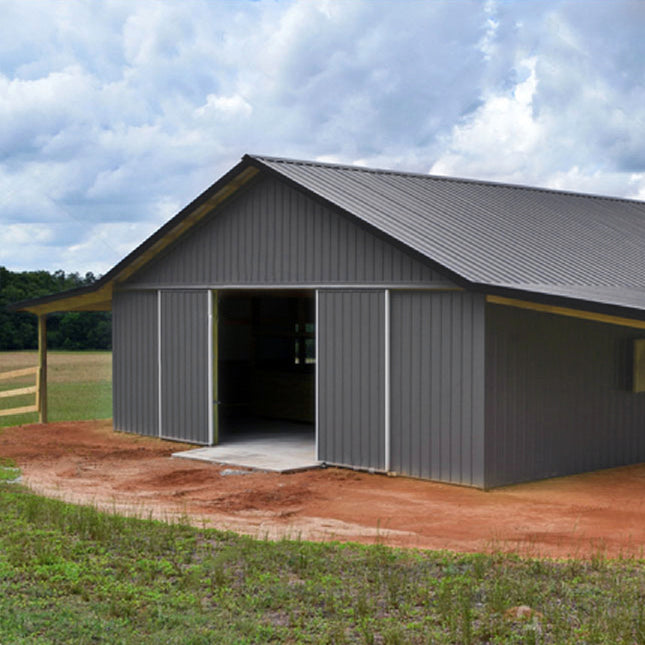 Set of 6/12 Steel Corrugated Panels 2 Colors