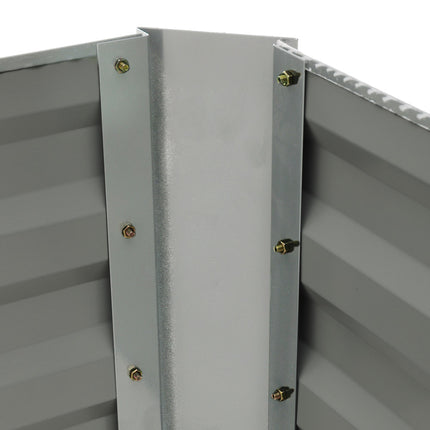 240cm Outdoor Rectangular Metal Raised Garden Bed