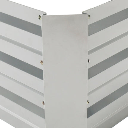 240cm Outdoor Rectangular Metal Raised Garden Bed