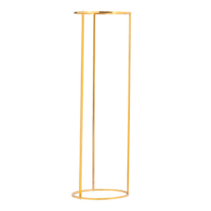 Gold Metal Flower Stand Road Leads for Wedding and Party